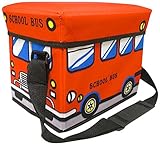 カークーラースツールレッド(幅30cmX奥行22cmX高さ24cm) 11085-22