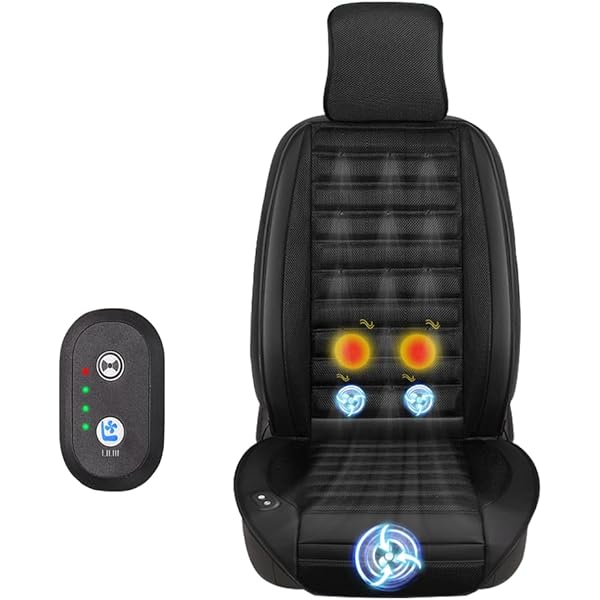 Amazon.co.jp: クールシート 車 【2025進化超大風量 無段階調整 DC12V