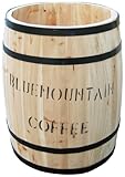 天然木製 コーヒーバレル プランター(カバー・スタンド) Lサイズ 単品 直径30cm×高さ40cm CB-3040N