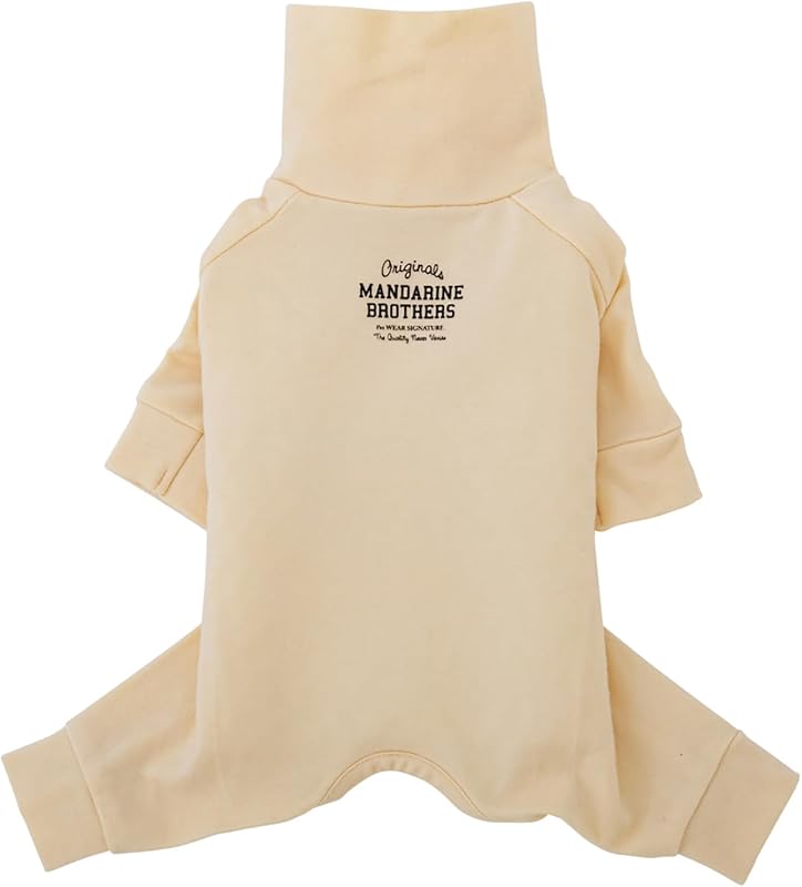 MANDARINE BROTHERS マンダリンブラザーズ SKIN TIGHT SUIT スキンタイトスーツ 25AW新色 犬 服 つなぎ タイツ (IVORY, M)