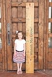 Watch Me Grow! Growth Chart Vinyl Decal Kit - Name, Ticks, and Numbers - Vinyl Wall Art Decal for Ho