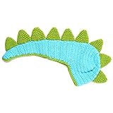 Refaxi 可愛い 柔らか 新生児セーター 恐竜型 赤ちゃん写真の小道具 かわいい 手作り編み 幼児 新生児用帽子 ハット服