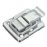 ステンレススチールクロームトグルラッチで胸ボックスケーススーツケースツールClasp 43 mm h144 Simplyを持ち上げPull腕を開く