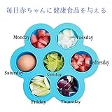 ベビーフード容器ランチボックス子供用カトラリー付き携帯用ボウル 手作り野菜ジュースの安全な凍結保存のためのトレイ付きの小さなベビーフード容器