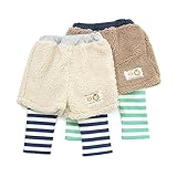 【アウトレット】Piccolo(ピッコロ) レイヤードパンツ (70～90cm) キムラタンの子供服 ブラウン 70 (34411-154)