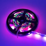 hamrvl 16.4 Ft 5050 SMD RGB 150 LEDストリップライト2811 IC Chasing Magic DreamカラーライトホワイトBorad Non防水