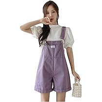 Amazon | [AOLIPT] ショートパンツ レディース サロペット