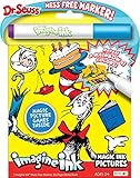 Bendon Imagine Ink マジックインク絵とゲームブック 散らからないマーカー付き (Dr. Seuss)