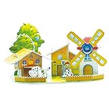Xmasギフト、子供教育3dペーパーパズルミニモデル子供DIYおもちゃby dacawin Da-001985