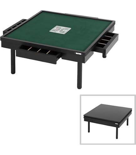 麻雀卓　座卓　超美品！新品張り替えマット付き Amazon.co.jp: BLITZER(ブリッツァー) シークレット麻雀卓 BMJ35M-BK