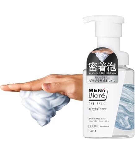 Amazon | メンズビオレ ザフェイス 薬用アクネケア 本体【泡タイプ