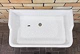 昭和レトロなタイル流し台金魚柄　Mサイズ防水タイプ内部使用可　M-KB-1　黒金魚一匹