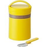 スケーター (skater) 保温保冷デリカポット 300ml アースカラー マスタードイエロー LJF3