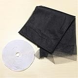 Zhaozhe網戸 防虫網 DIY マジックテープ式 虫よけ 蚊取り対策 風通し 簡単取り付け 自宅 1枚セット
