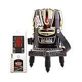 恒昌光電 8ライン レーザー墨出し器+受光器セット HCR03-8 4垂直・360°水平 墨出し器 水平器 フルライン測定器 MP-GL8