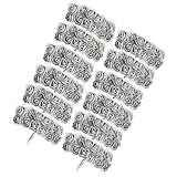 Fenteer 約144個　ミニチュアローズ　フラワー　造花　結婚式　花束　DIY　工芸品　装飾　バラ　結婚式　パーティー　ベビーシャワー　バレンタインデー　多色選べる - グレー