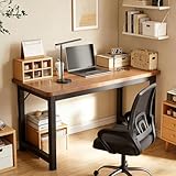 BURAYIENTA デスク パソコンデスク 組立簡単 シンプル ワークデスク 幅80/100cm×奥行50cm PC作業台 PC机 在宅勤務 リモートワーク用 おしゃれ