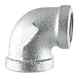 Everflow Supplies gmrl2002 2 " x 1インチ90度亜鉛メッキ可鍛性鉄Reducingエルボfor High Pressures