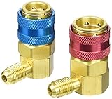 TMS車AC r134 aシステムポートクイックコネクタアダプタHVAC自動空調