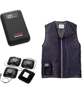 梅柚子　村上被服 バッテリーP1883 ペルチェ専用 HOOH 6個セット P1883モバイルバッテリー - HOOH VILEA 作業着と電動ファン付き