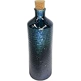 イオンボトル ラジウムボトル 水 信楽焼オリジナル ボトル（青ビードロ）まるに本舗 信楽焼き 信楽焼き容量約８００ml　直送 プレゼントにも最適