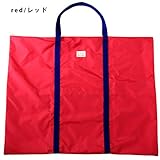 お昼寝布団バッグ　大容量　撥水　保育園　幼稚園　お昼寝布団　収納バッグ　手提げ　手提げバッグ　トートバッグ　幼稚園バッグ　旅行カバン【日本製】　ファムベリー (レッド)