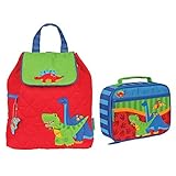 Stephen Joseph Boys Quilted Dinosaur Backpack and Lunch Box [並行輸入品]
