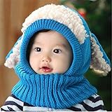 KLUMA　ニット帽子　子供　ベビー　キッズ　赤ちゃん　うさぎちゃん風　かわいい　防寒　一体型　耳あて　ふわふわ　あったか　高品質　女の子　男の子　全5カラー
