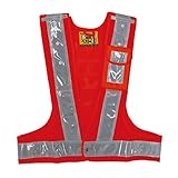 多機能ベスト (橙/白)【代引不可】 スポーツ レジャー DIY 工具 作業着 [並行輸入品]