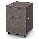Bestar 1u1 FモバイルPedestalファイルキャビネット Letter グレイ 65643-1147 1
