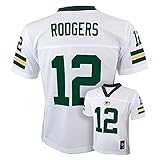 # 12アーロン・ロジャースグリーンベイ・パッカーズNFL Youth代替ジャージーホワイト
