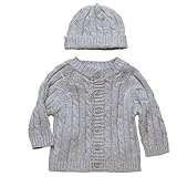 Elegant Baby SWEATER ベビー・ガールズ 12 Months グレー 90840