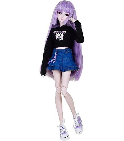 Proudoll Bambola BJD 1/6 30 Cm - Corpo Snodato In PVC, 18 Articolazioni, Personalizzabile (Kelsey) - 4