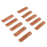 MagiDealミニチュアガーデンマイクロ風景ドールハウス盆栽階段装飾10個パック 6.0cmx1.5cm 0579003360217USA