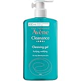 Eau Thermale Avène Cleanance Cleansing Gel 400ml - Cleanser for Oily skin, Face and Body, Sebum-Regulating, Soap Free, Parabe