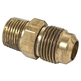 Brasscraft 48-6-6 3/8 O.D. by 3/8 -Inch Male Adaptor, Rough Brass by BrassCraft