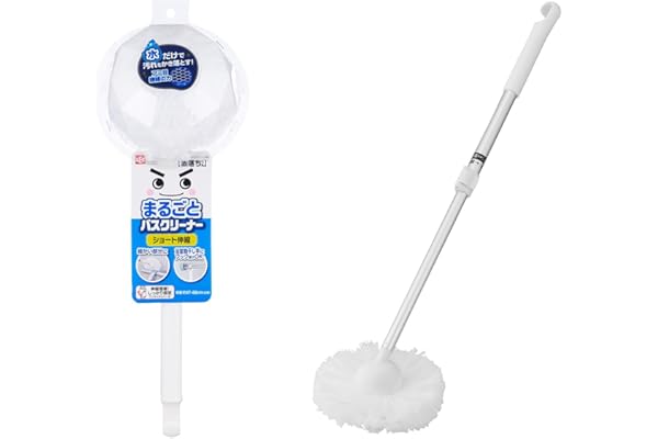 レック 激落ちくん お風呂 まるごと バスクリーナー ショート伸縮 47～68cm アミメ状の特殊繊維 バスブラシ お風呂掃除 ブラシ