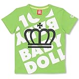 ベビードール ダブルロゴTシャツ 子供服 90cm イエローグリーン