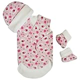 【未熟児】【低出生体重児】【早産児】【NICU】用 ベビー服：ラップセット ガールズカントリー