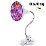 植物ライトCastley 植物LED 室内用 プラントライト水耕栽培ランプ スタンドタイプ フレキシブルアーム クリップ 植物育成LEDライト 低消費電力省エネ 水槽照明 観葉植物 園芸 20W