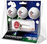 San Diego State Aztecs 3ゴルフボールギフトパックwithキャップツール