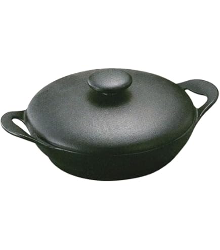 Amazon｜南部鉄器 ファミリーシチューパン 16cm グリーン 21603｜片手