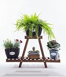 クリエイティブ ソリッドウッドフラワーポットシェルフリビングルーム床置き木製フローティングウィンドウテーブル2つまたは2つの小さな棚 フラワースタンド