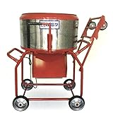 こね太郎 鉄ツバ付 コンクリート セメント ミキサー シューター 付 70L KMT-2.5 カネミツ 代不
