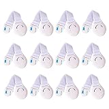 GeeSo ベビーガード ストッパー 子供 安全ロック 指はさみ 防止セット 引き出し はがせる 開閉禁止 ドアロック 赤ちゃん いたずら防止 12個セット (12個セット)