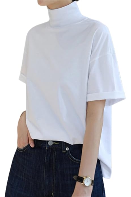 Amazon | 接触冷感 涼しい コットン tシャツ レディース 春 夏 秋 半袖 