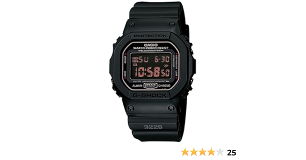 Amazon カシオ Gショック 腕時計 マットブラック レッドアイ Dw5600ms 1 メンズ腕時計 腕時計 通販