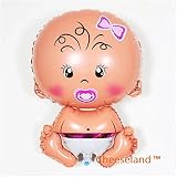 cheeselandtm-31 "ベビーシャワーMylar Balloons、ベビーガールズ、かわいい装飾