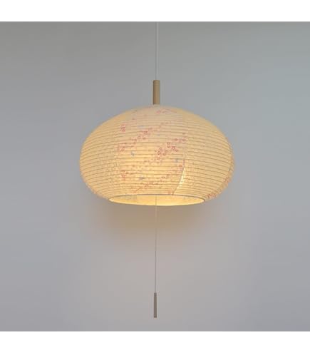 Amazon | 彩光デザイン 和照明 美濃和紙 二重提灯 ペンダントライト 2