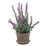 WINOMO人工花植物プラスチックラベンダーBouquetsホームキッチン寝室フェンスウェディングデコレーションDIYクラフト(ピンク)